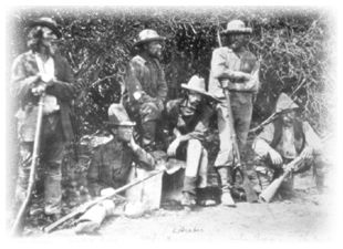 Hayden Survey party. Courtesy, Colorado Historical Society, F-12188.