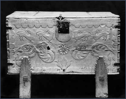 Spanish chest. Courtesy Palace of the Governors Photo Archives (NMHM/DCA), 065701.