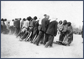 Ute Bear Dance, circa 1880–1910. Courtesy Denver Public Library, Western History Collection, X-30596.