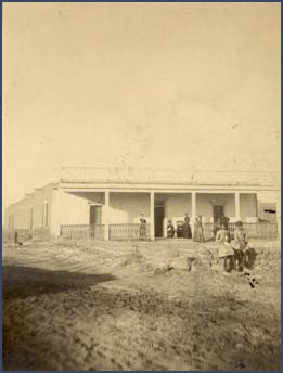 Albuquerque Indian School. Courtesy Denver Public Library, Western History Collection, Continent Stereoscopic Company, Z-3671.