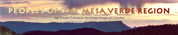 Peoples of the Mease Verde Region title page banner