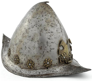 Spanish morion (helmet). Courtesy Museum of the American West, Autry National Center; 88.127.33.