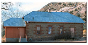 Battle Rock schoolhouse. Courtesy, Fred Harden.