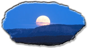 Moon over Mesa Verde